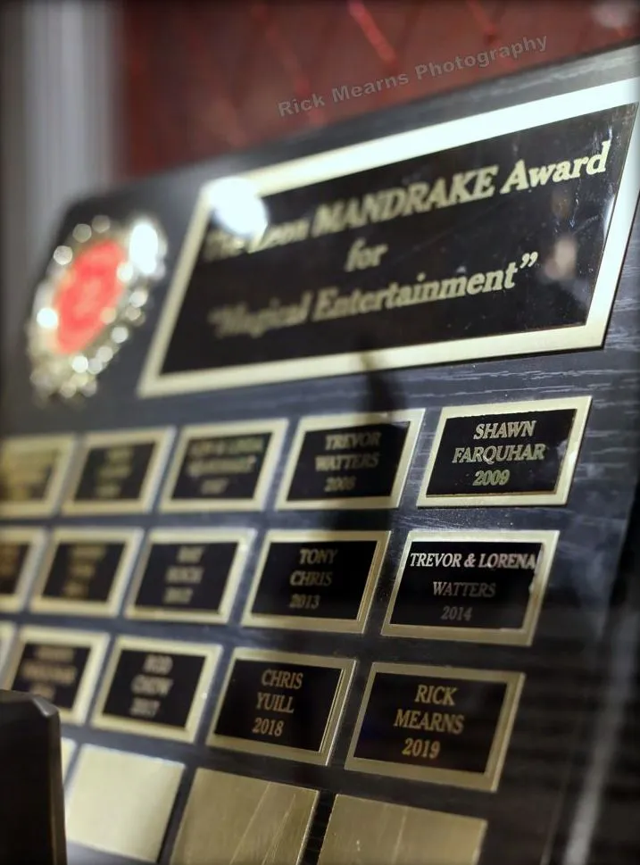 Rick Mearns award winning magician